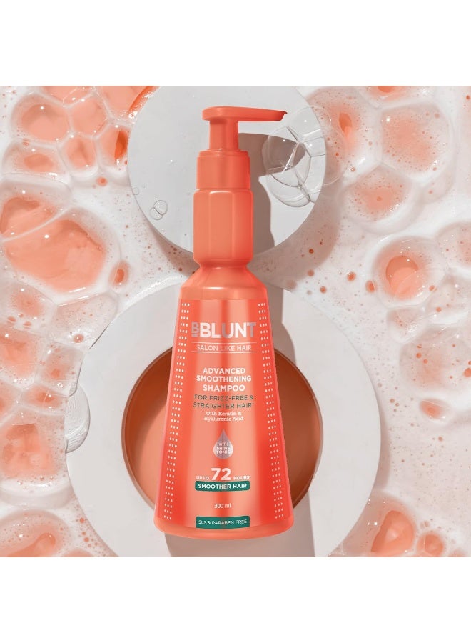 بي بلانت شامبو بي بلانت المتطور لتنعيم الشعر بالكيراتين وحمض الهيالورونيك - 300 مل، يجعل الشعر ناعمًا ومستقيمًا وخاليًا من التجعد | ينظف بلطف | يمنح لمعانًا رائعًا | خالٍ من كبريتات لوريل الصوديوم والبارابين | للرجال والنساء - Image 3